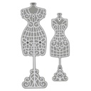 Filigree Dressmakers Mannequins Sweet Dixie Cutting Die