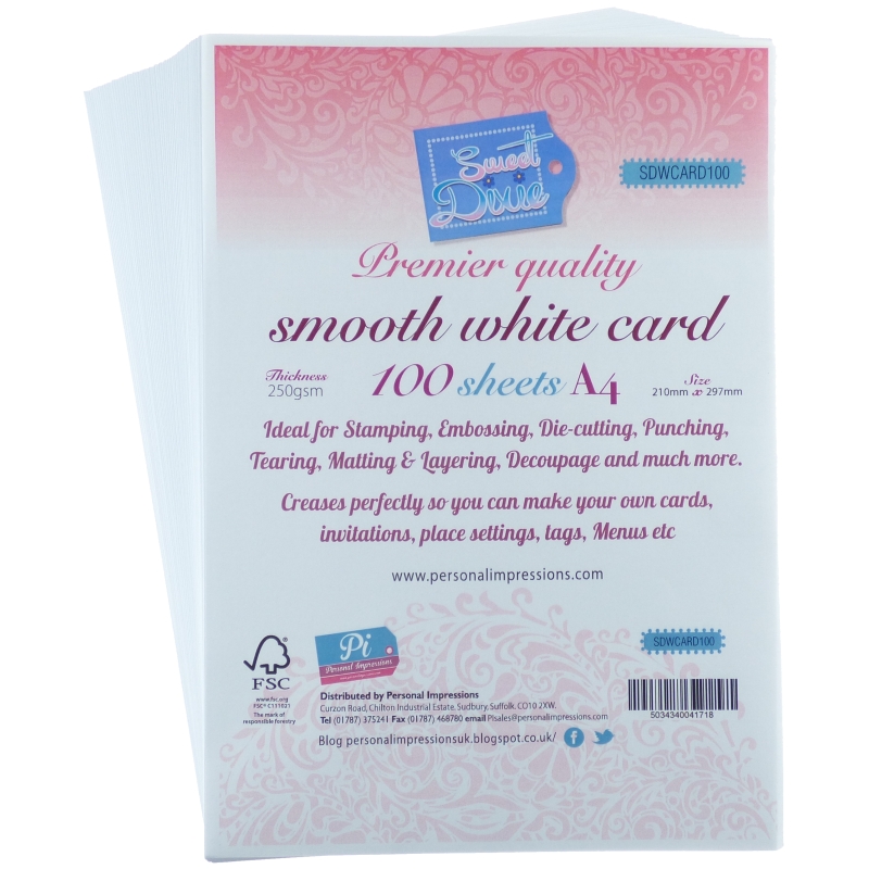 Premier Smooth White Card A4 x100