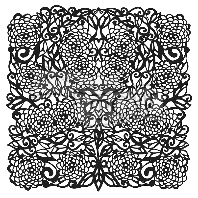 6x6 Flower Tangle