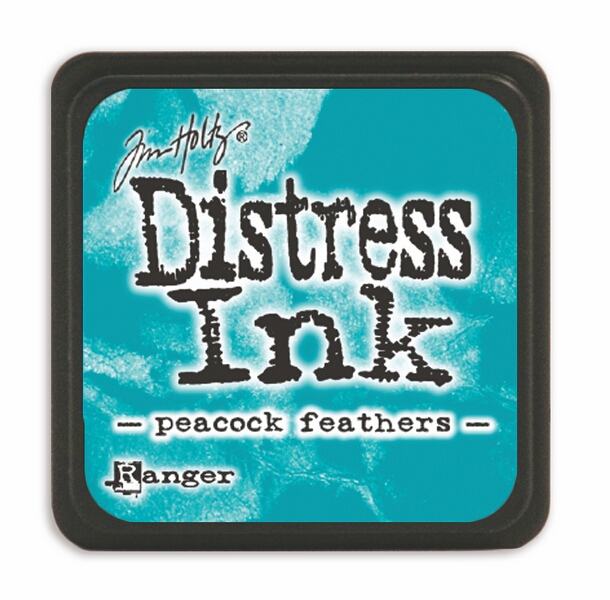 Distress Ink Pad Mini Peacock Feathers