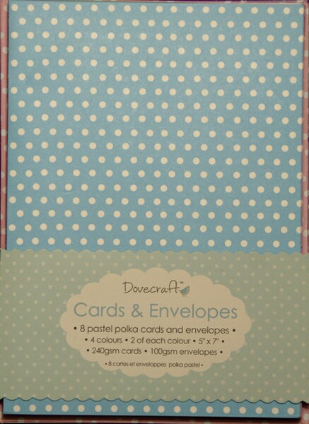 Polka Rectangle Card & Envelopes