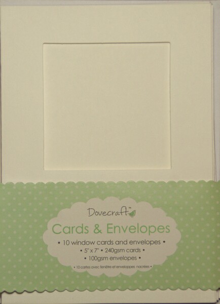 Square Window Card 5x7Card & Envelope  Pack