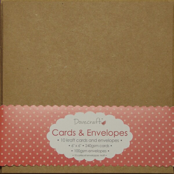 Kraft Square Card & Envelopes