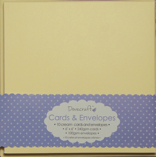 Cream Square Card & Envelopes