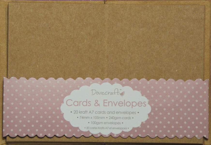 Mini Kraft Rectangle Card & Envelope