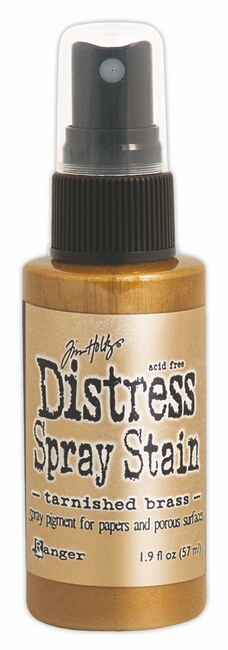 Distress Spray Stain Tarnished Brass