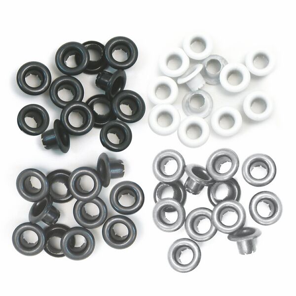 Standard Eyelets Aluminium Grey Sold in Singles