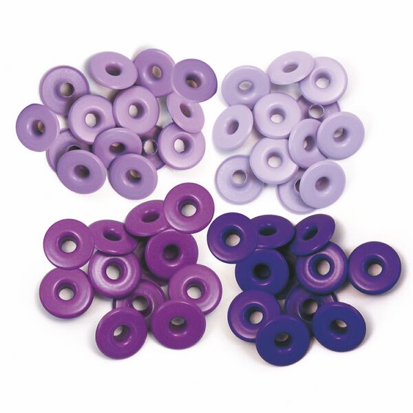 Wide Eyelets - Aluminium Purple Sold in Singles