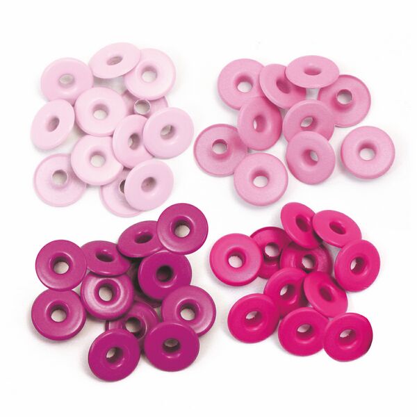 Wide Eyelets - Aluminium Pink Sold in Singles