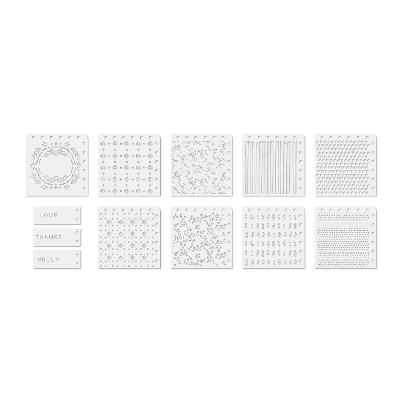 Precision Stencils (12 Piece)Precision Press Advanced