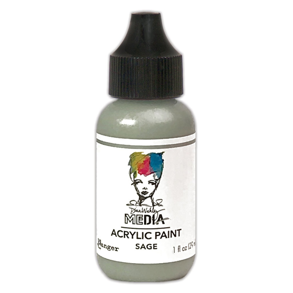 Sage Dina Wakley MEdia Paints (1oz)