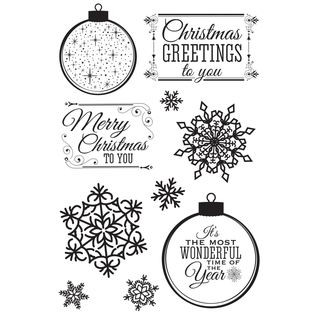 Silver Bells Clear Stamp       