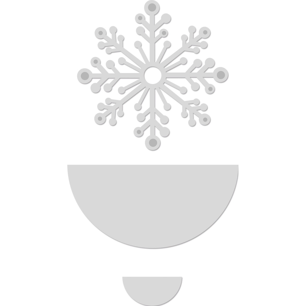 Decorative Die CC Snowflake    