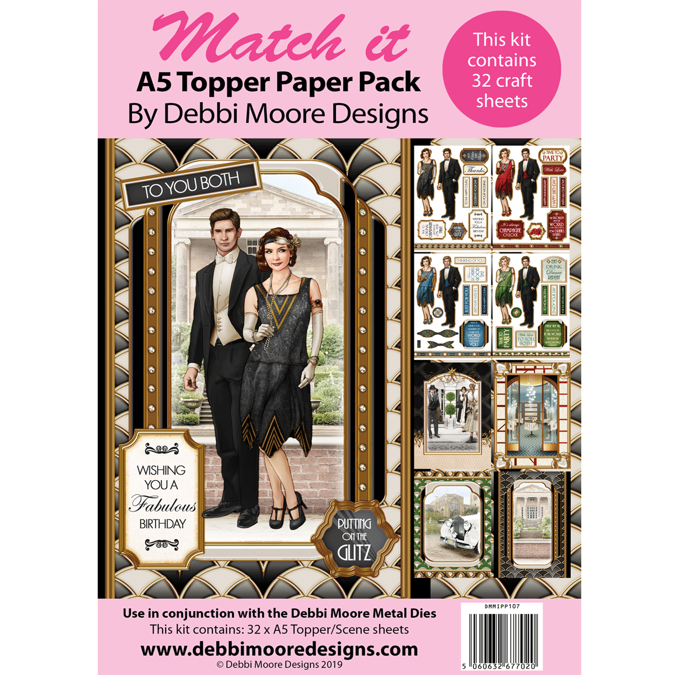 Match it Paper Pack - Art Deco Couple Age of Elegance