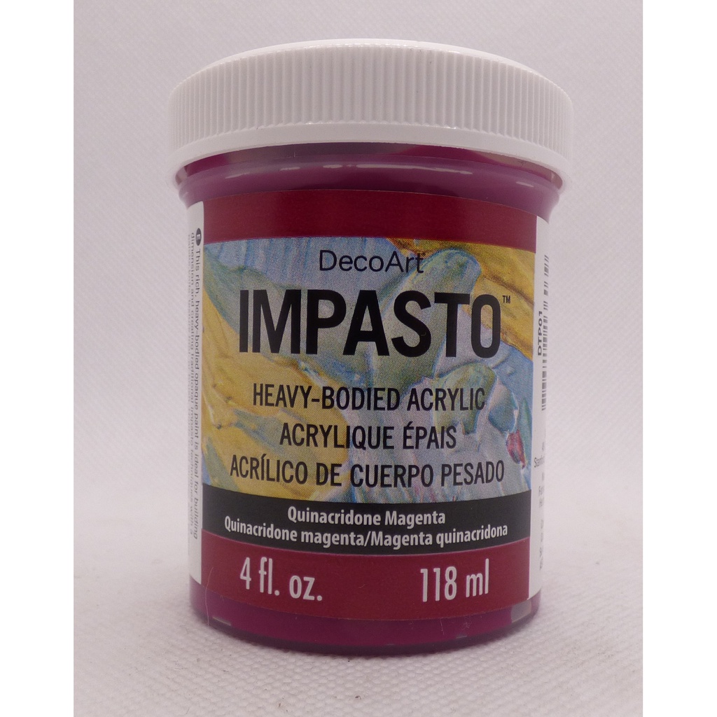 Quinacridone Magenta 4oz Traditions Impasto Paint