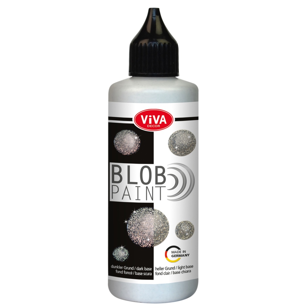 Blob Paint 90 ml Silver Glitter