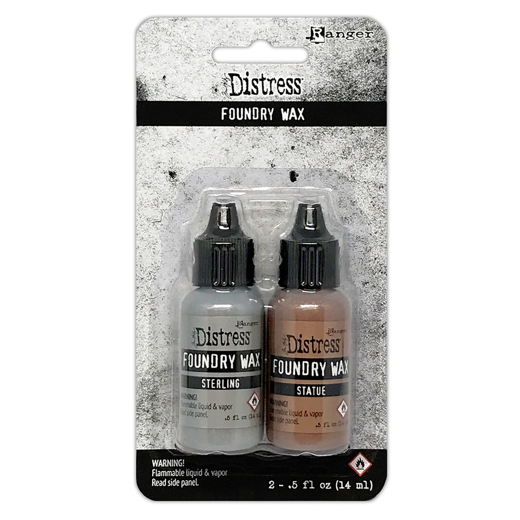 Tim Holtz Distress® Foundry Wax Kit 2 - Sterling/Statue