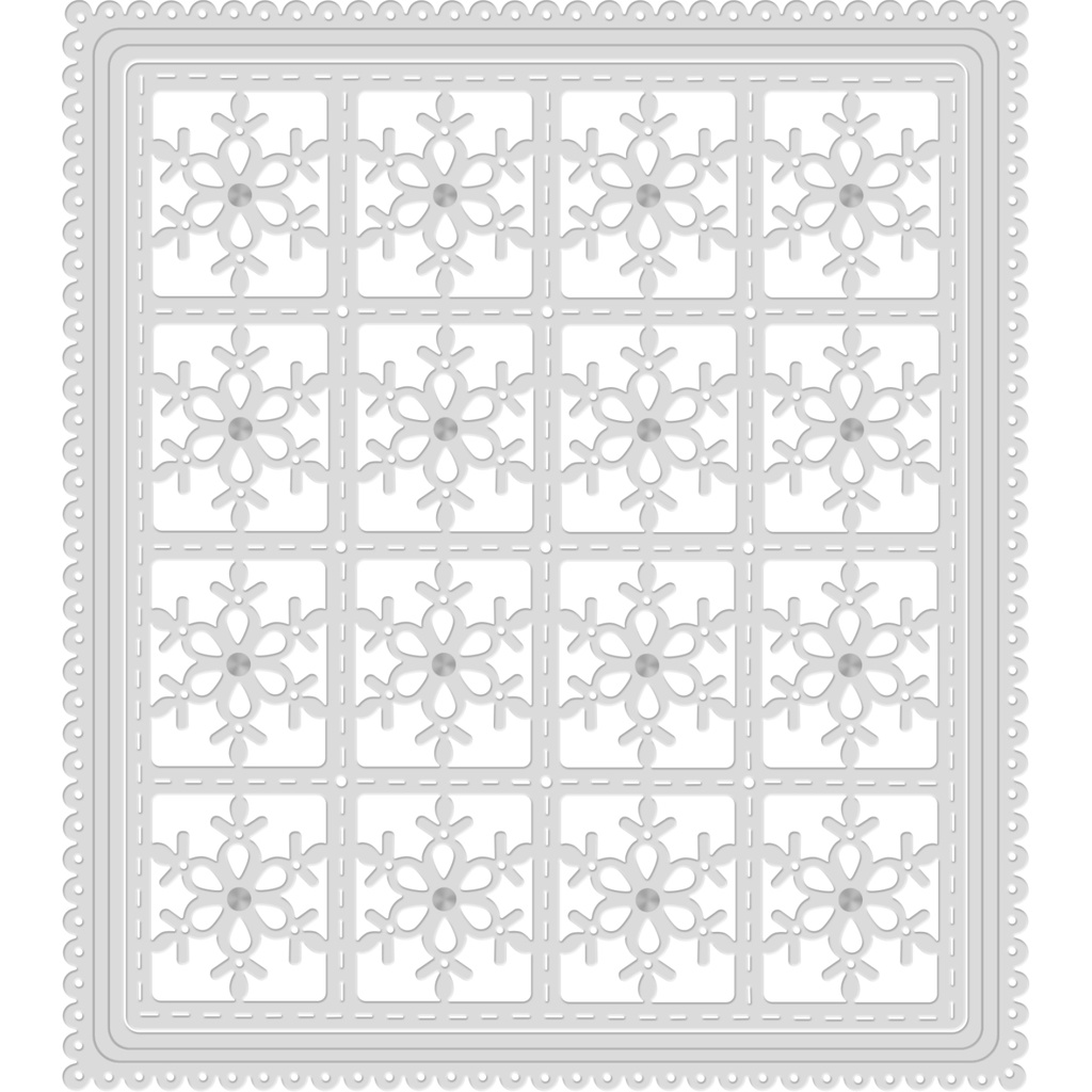 Snowflake Background Sweet Dixie Cutting Die