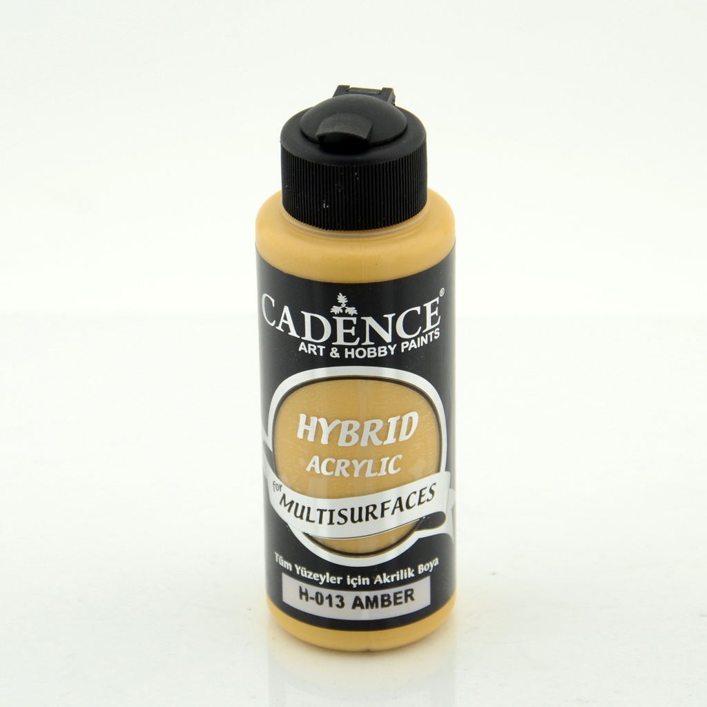 Amber 120 ml Hybrid Acrylic Paint For Multisurfaces (H-013)