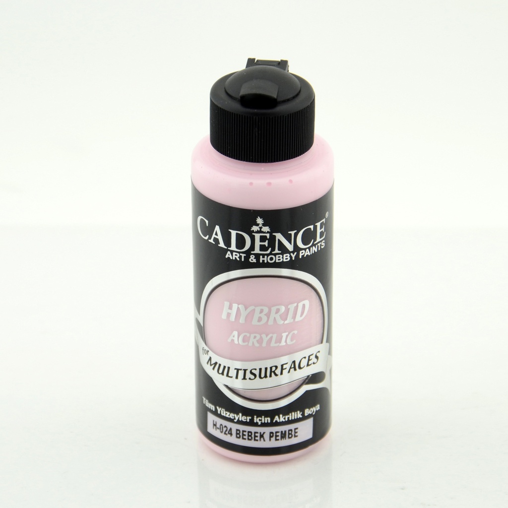 Baby Pink 120 ml Hybrid Acrylic Paint For Multisurfaces (H-024)