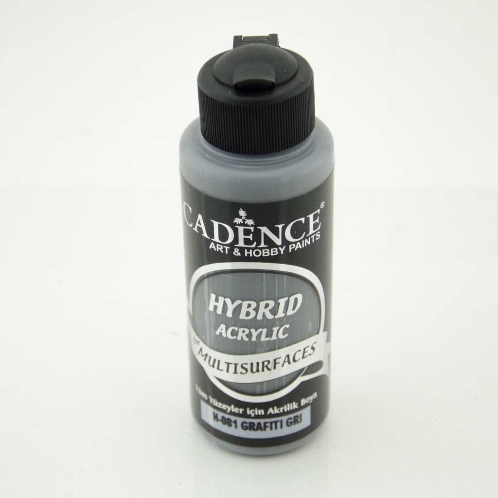 Graffiti Gray 120 ml Hybrid Acrylic Paint For Multisurfaces (H-081)