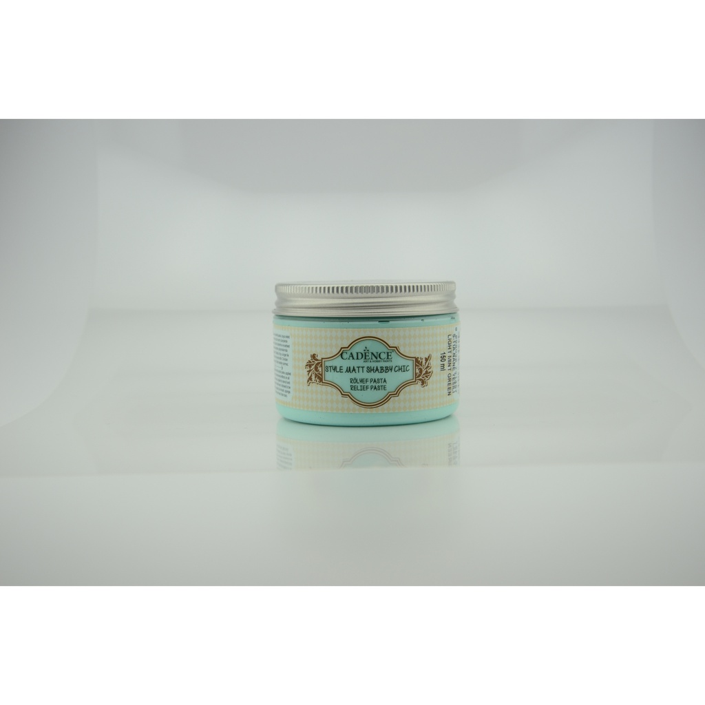 Light Mint Green 150 ml  Style Matt Shabby Chic Relief Paste