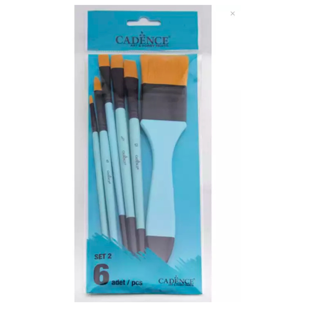 Mixed Brush Set 6 Pcs