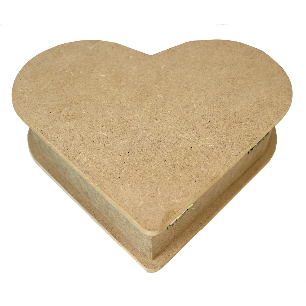 MDF Heart Shaped Box 26 x 22 x 7cm