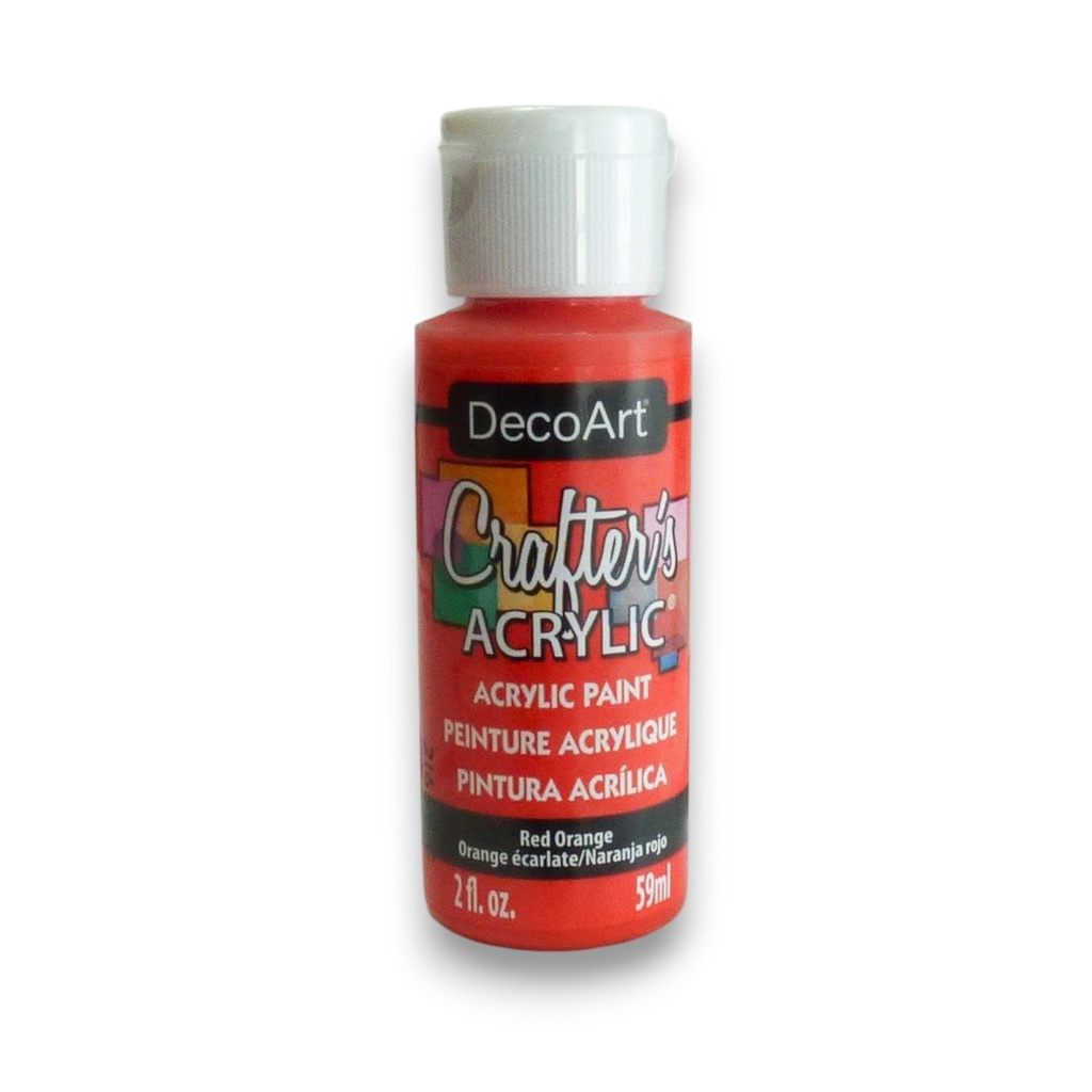 Red Orange 2oz Crafters Acrylic