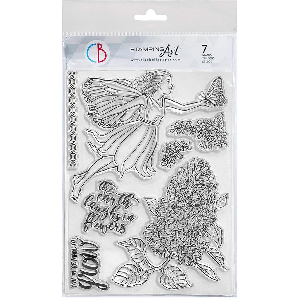 Ciao Bella Light Fairy 6" x 8" Stamp Set  