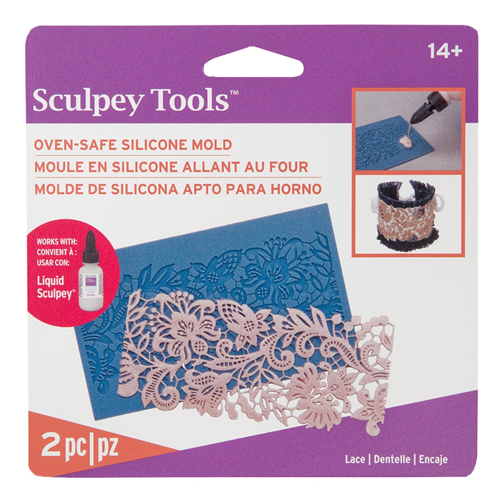 Sculpey Silicone Oven Safe Mold -- Lace