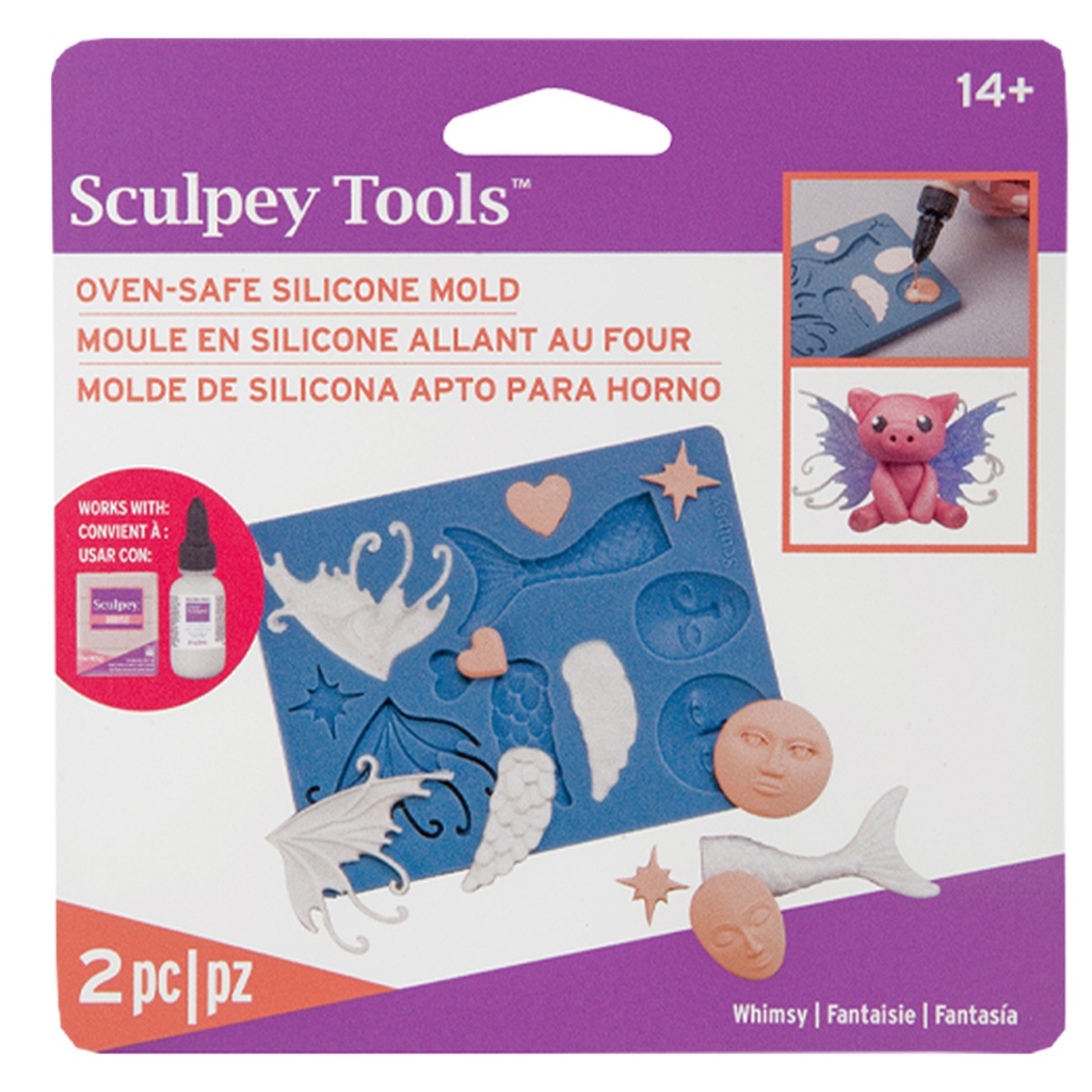 Sculpey Silicone Oven Safe Mold -- Whimsy