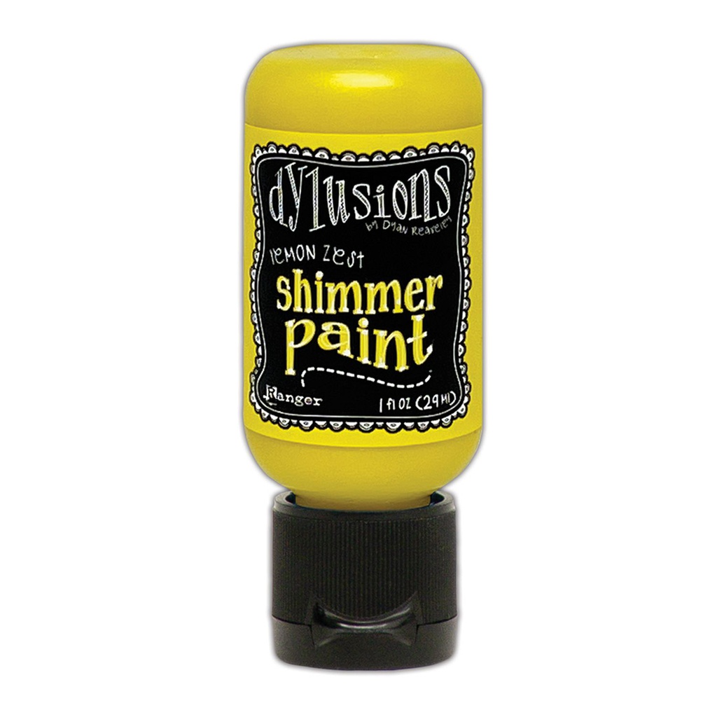 Dylusions Shimmer Paint 1oz. Lemon Zest