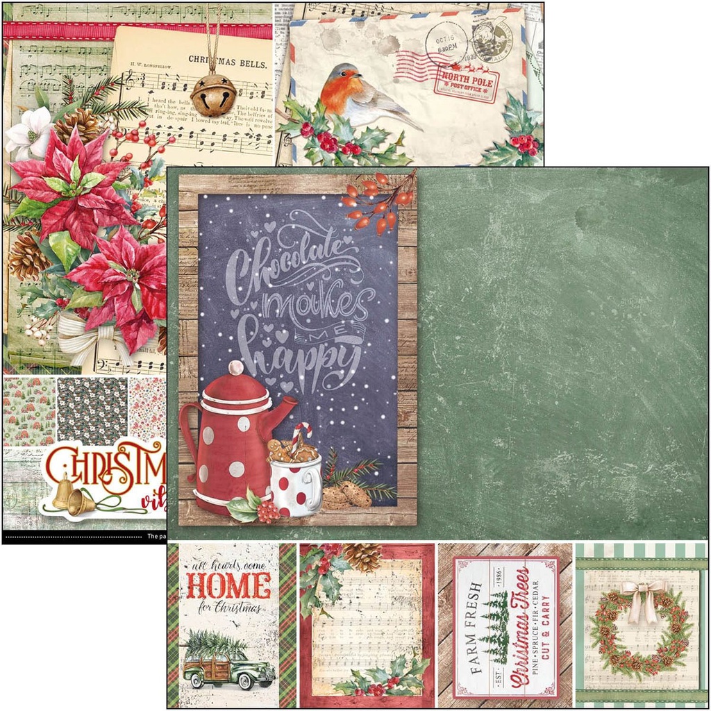 Ciao Bella Christmas Vibes Pad 8x8