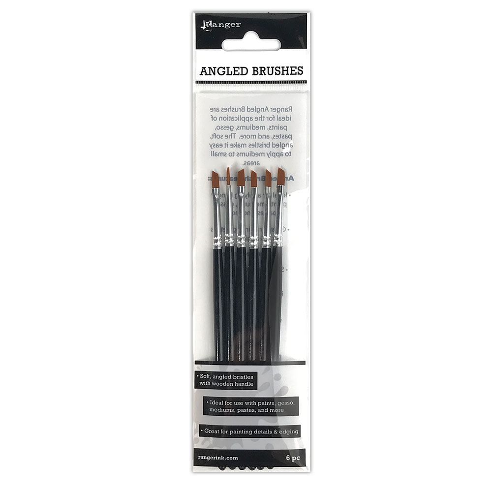 Ranger Angled Brushes 6 pack