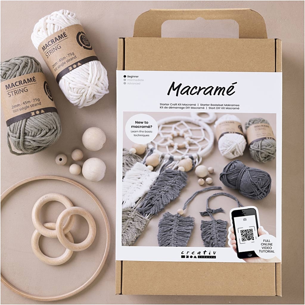 Starter Craft Kit Macramé, 1 pack